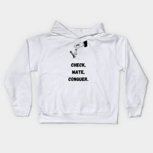 Chess: Check, Mate, Conquer Kids Hoodie